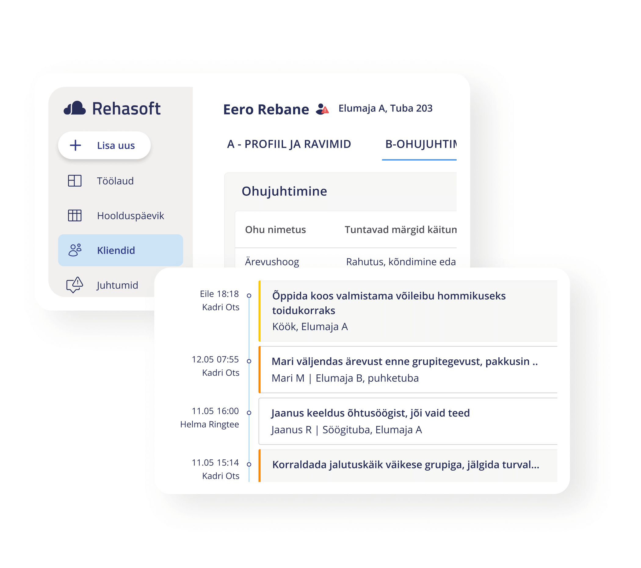 Features, for special care 1