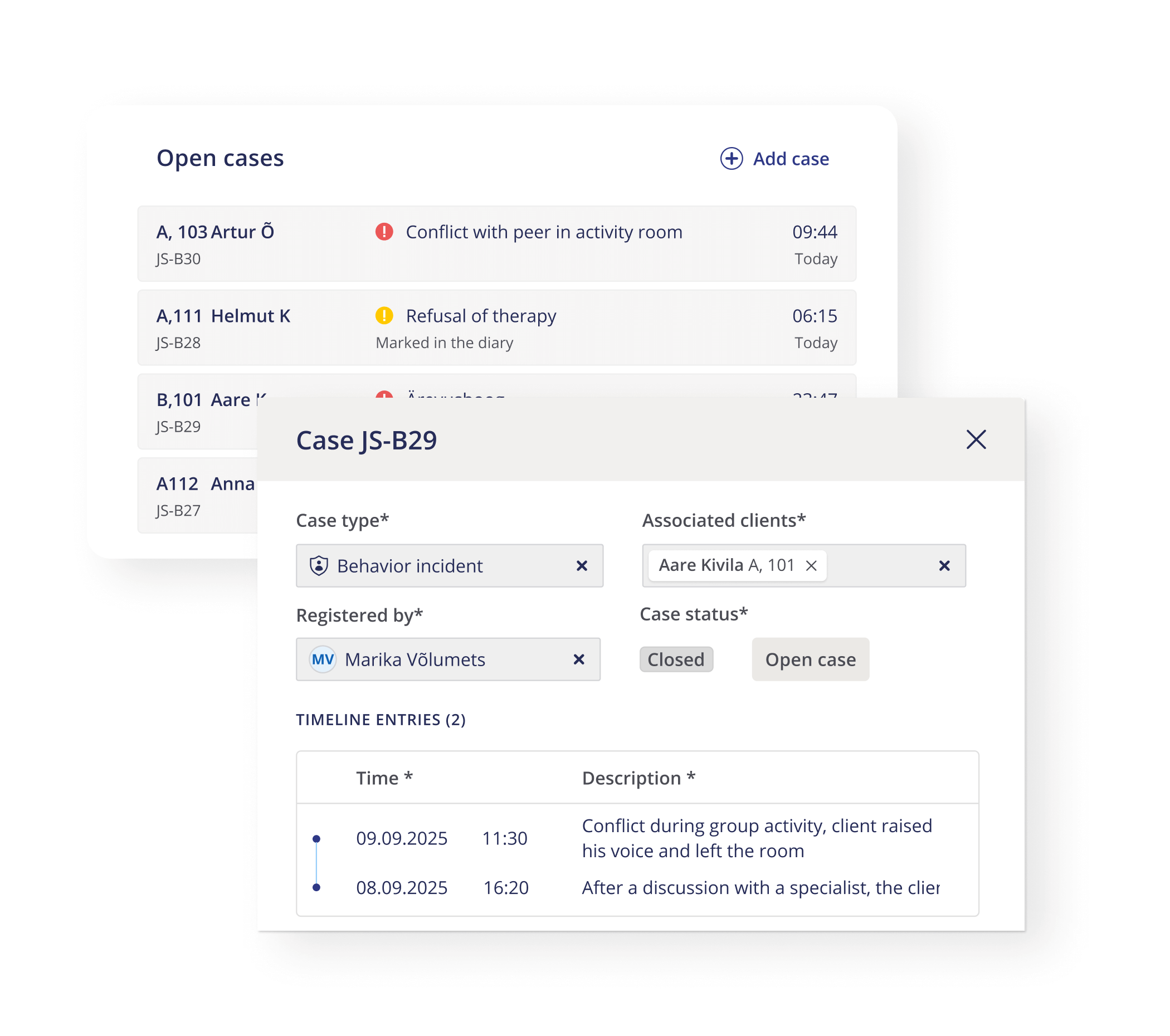 Features, for special care 2